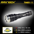 Maxtoch TA6X-11 focado feixe Cree T6 polícia Flash luz caça